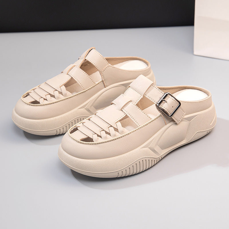 Damen Sportliche Clogs mit verstellbarem Riemen und atmungsaktiver Obermaterialstruktur R&B