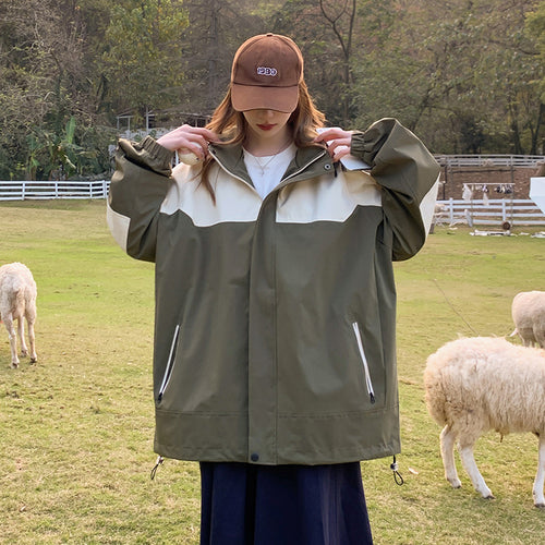 Damen oversized Übergangsjacke R&B