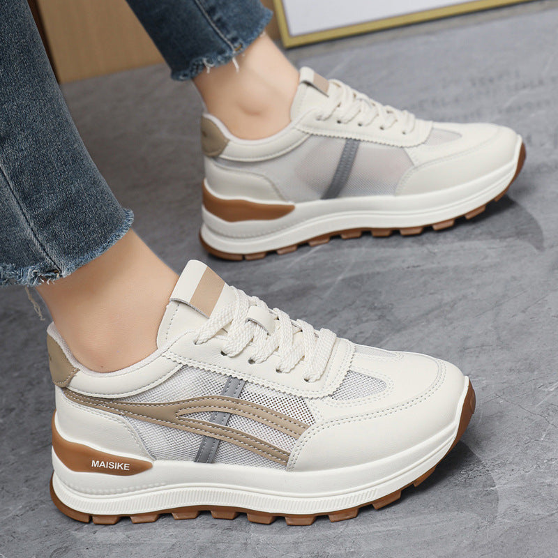 Damen Sportliche Sneakers mit gepolsterter Laufsohle und atmungsaktiver Mesh-Oberfläche R&B