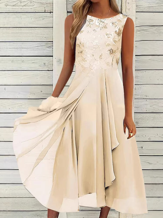 R&B | Damen Elegantes Sommerkleid Leicht & Feminin Geschnitten