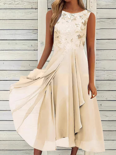 R&B | Damen Elegantes Sommerkleid Leicht & Feminin Geschnitten