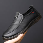Damen elegante und bequeme Slipper aus Leder R&B