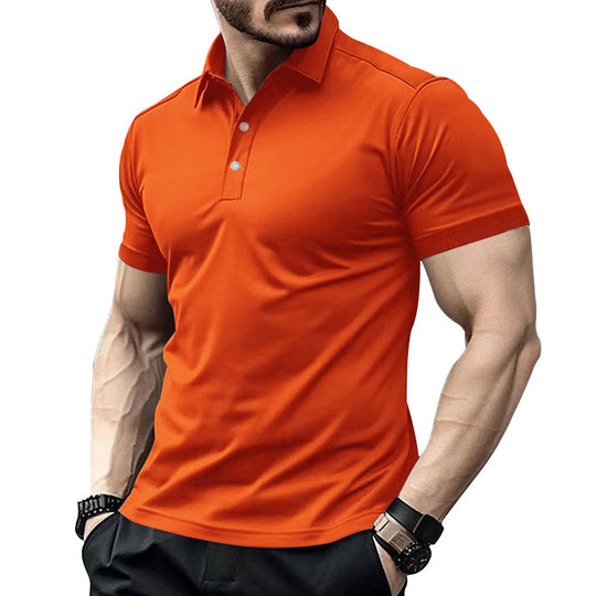Herren Hochwertiges Kurzarm Poloshirt mit atmungsaktiver Technologie und modernem Schnitt R&B