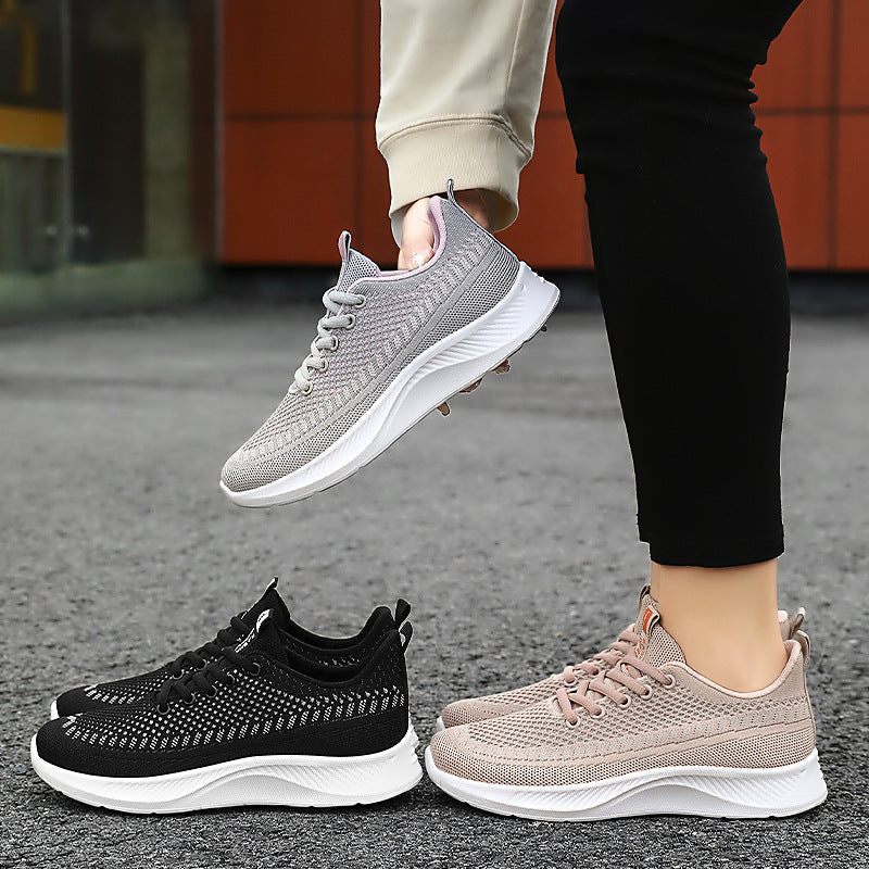Damen Atmungsaktive und leichte Sneakers mit flexiblem Mesh-Obermaterial R&B