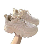 Damen Sportliche Sneakers mit atmungsaktivem Mesh-Obermaterial und rutschfester Sohle R&B