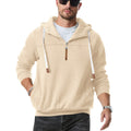 Herren modischer Kapuzenpullover mit Reißverschluss und dekorativen Details R&B
