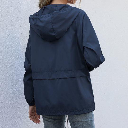 Damen Freizeitjacke mit verstellbarem Kordelzug und leichtem Material R&B