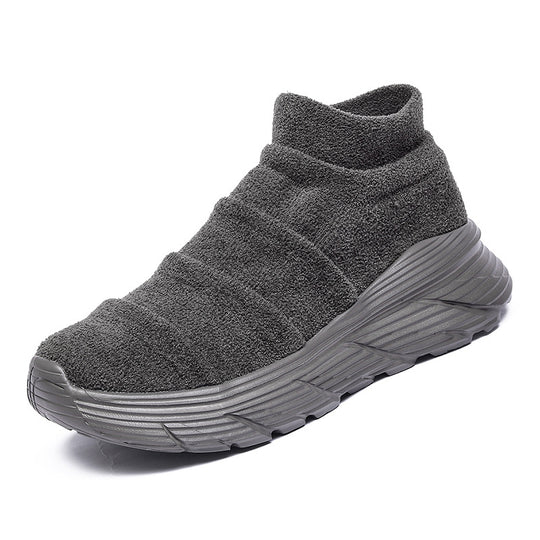 Damen Sportliche High-Top Sneakers mit elastischem Obermaterial R&B