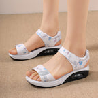 Damen Modische und bequeme Sandalen mit dämpfendem Fußbett