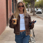 Damen Bikerjacke R&B