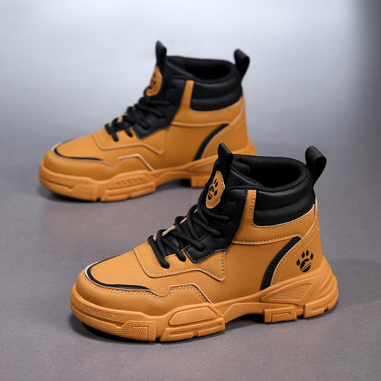 Damen modische High-Top Sneakers mit atmungsaktiver Mesh-Oberfläche und robuster Laufsohle R&B