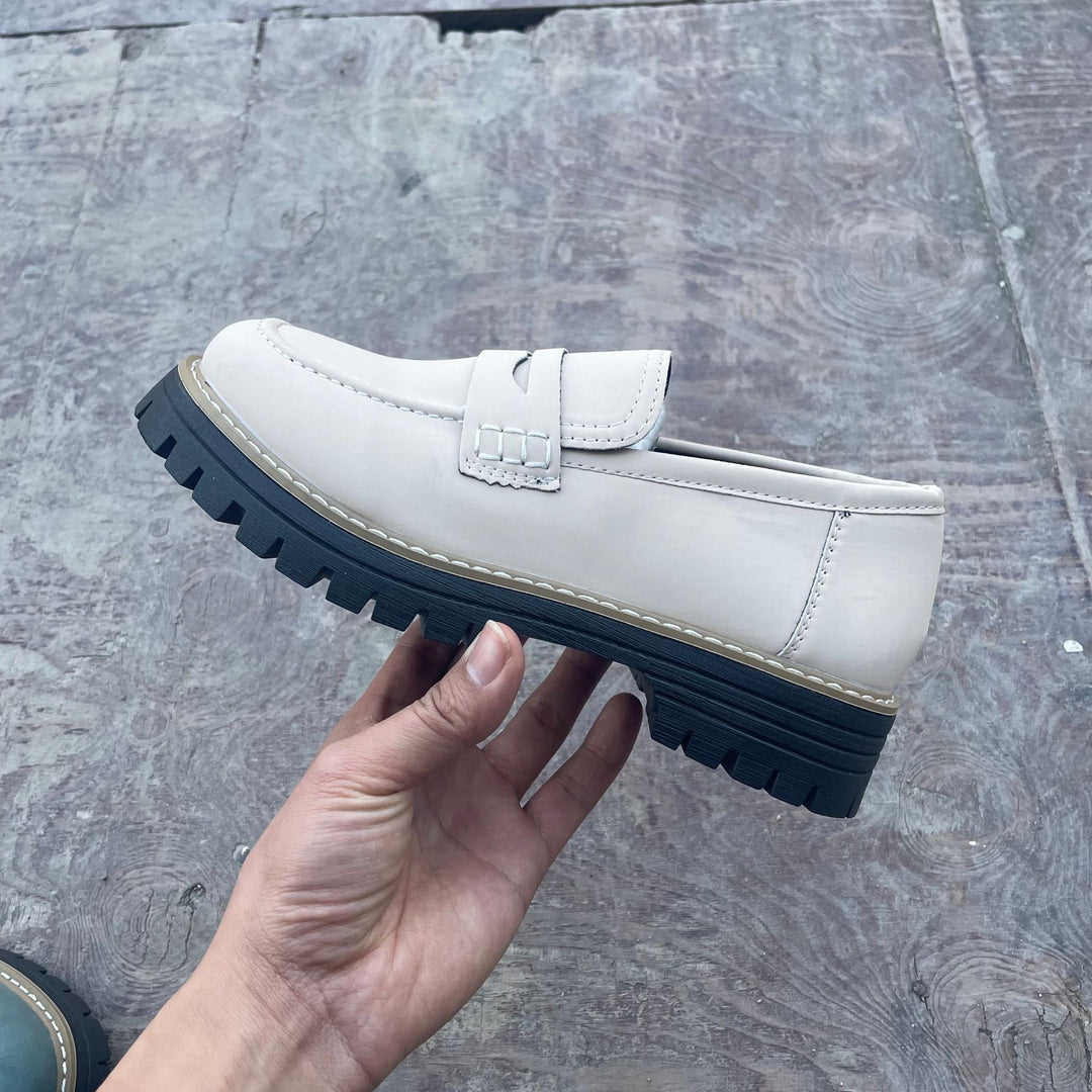 Damen nan Penny-Loafer mit dicker Profilsohle und anatomischer Komfortinnensohle R&B