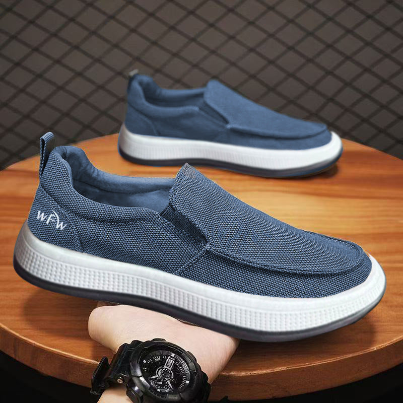 Damen Slip-On Sneakers mit rutschfester Laufsohle und atmungsaktivem Obermaterial R&B