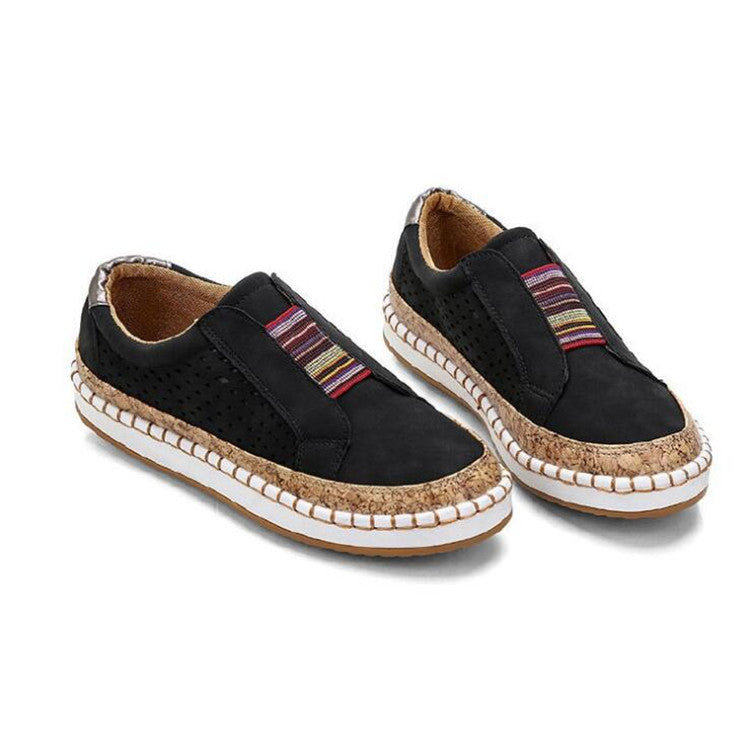 Damen Bequeme Slip-On Sneakers mit atmungsaktivem Obermaterial R&B