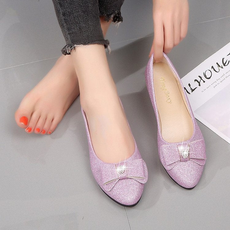 Damen Ballerinas mit dekorativem Schleifen-Design R&B