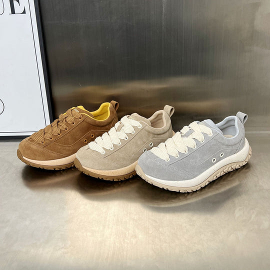 Damen Sportliche Freizeit-Sneaker mit rutschfester Sohle und atmungsaktiver Obermaterialstruktur R&B