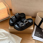 Damen modische Flip-Flops mit verstellbaren Schnallen und rutschfester Sohle