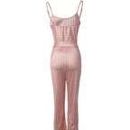Damen Jumpsuit mit taillierten Schnitt und schmalen Beinen R&B