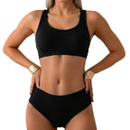 Damen Sportlicher Bikini mit körperbetontem Schnitt