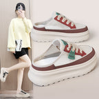 Damen Lässige Sneakers mit innovativem Zipper-Design und bequemer Dämpfung R&B