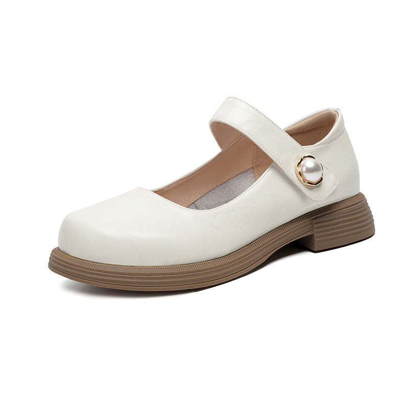 Damen Mary Jane Ballerinas mit dekorativem Riemen und bequemer Sohle R&B