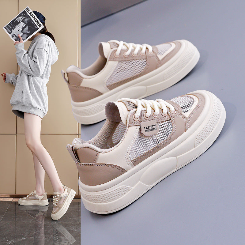Damen modische Sport Sneakers mit atmungsaktivem Mesh-Obermaterial und flexibler Sohle R&B