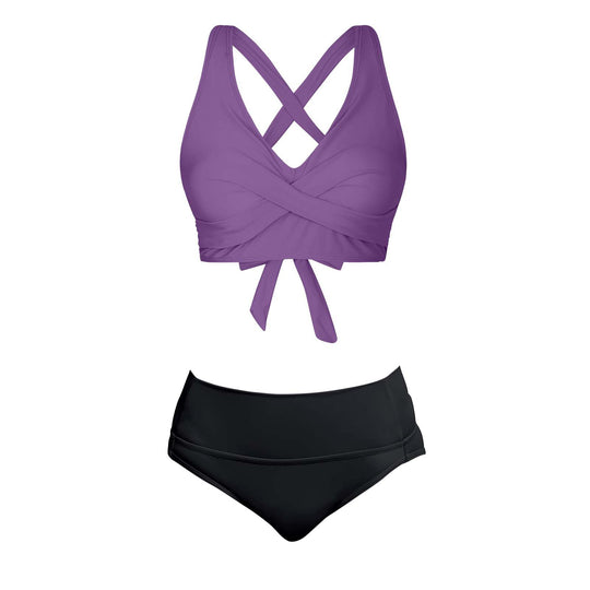 Damen Zweiteiliger Badeanzug mit floralem Design R&B
