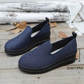 Damen Komfortable Slip-On Schuhe mit flexiblem Obermaterial und weicher Sohle R&B