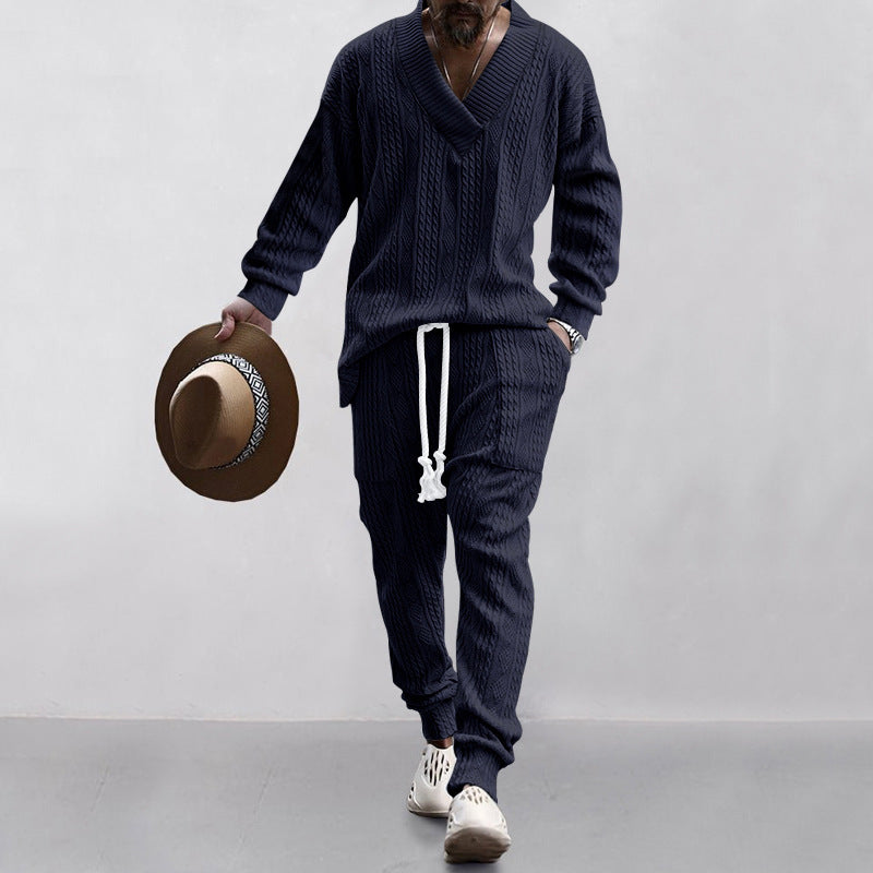 Herren Strickanzug mit modernem Design und hochwertiger Verarbeitung R&B