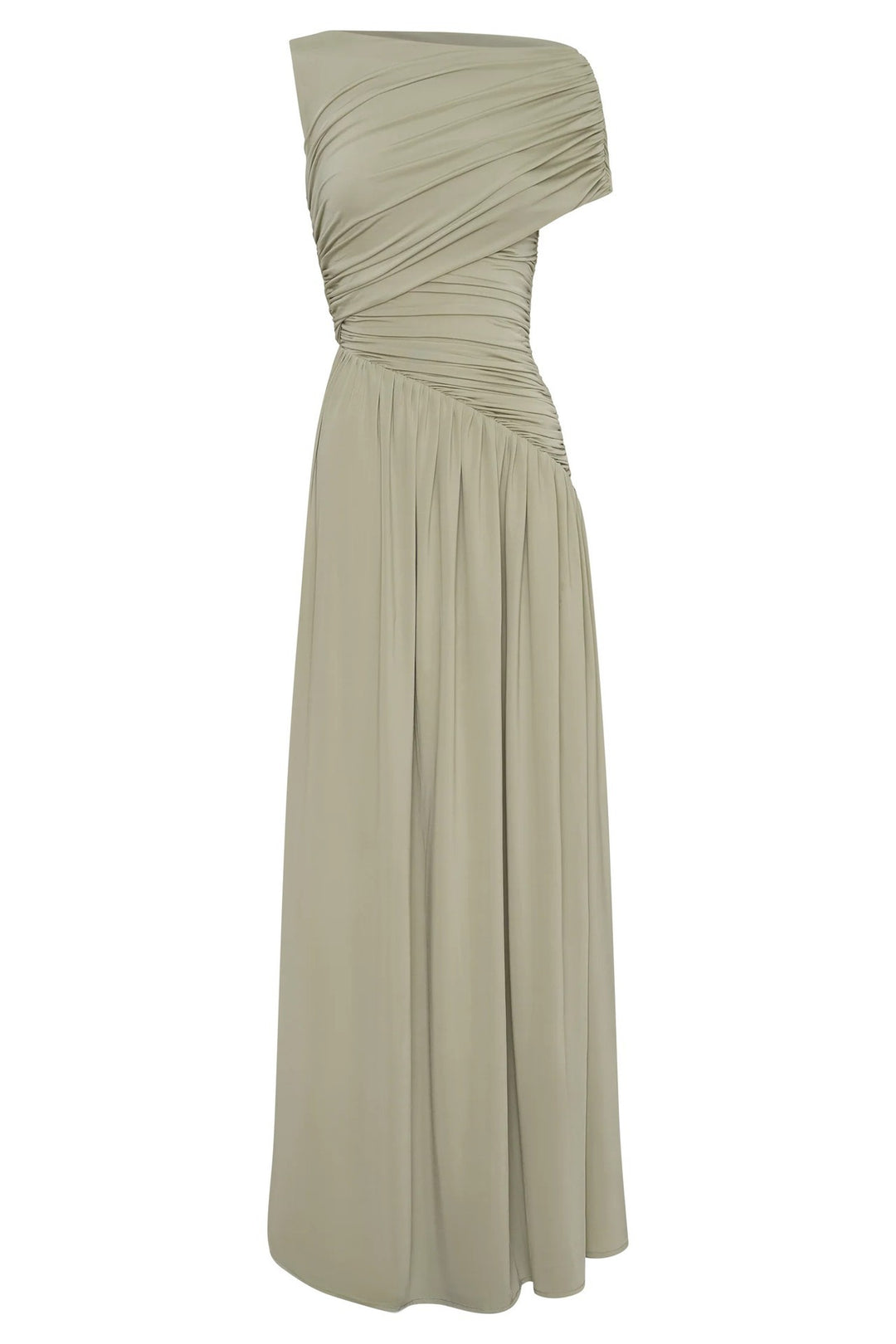 Damen Elegantes Abendkleid mit asymmetrischen Rüschendetails R&B