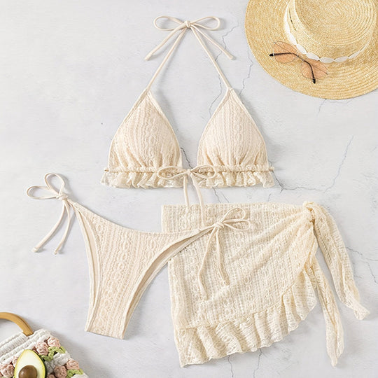 Damen Strandidyll Bikini mit schicker Wickelröcke R&B