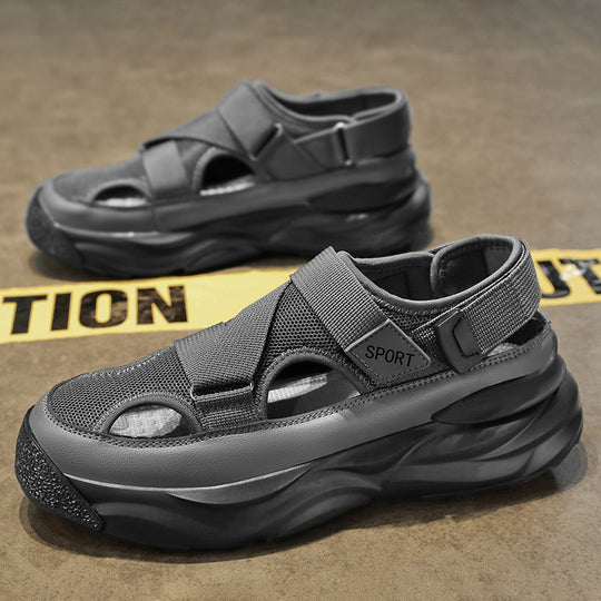 Damen Sportliche Sandalen mit dämpfendem Sohlenprofil und verstellbarem Riemen R&B