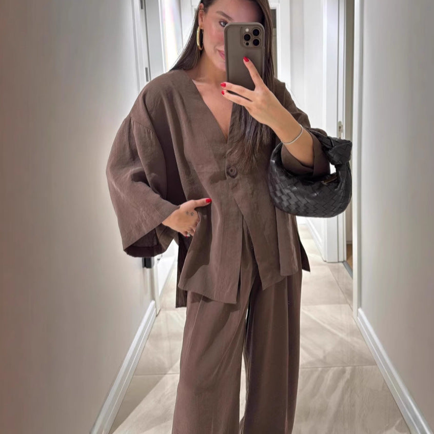 Damen lässige und zeitlose Überwurfjacke R&B