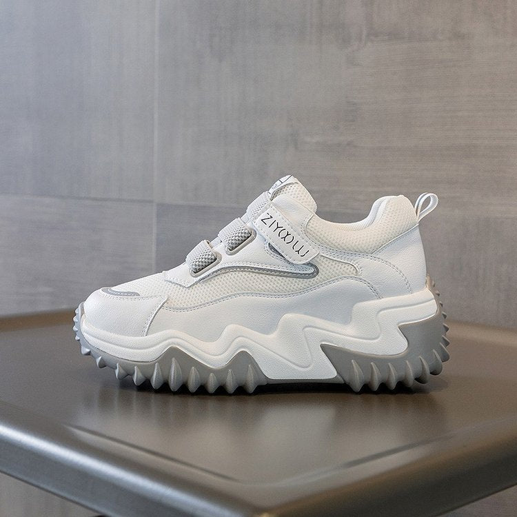 Damen Chunky Sneakers mit extra rutschfester Sohle und atmungsaktiver Mesh-Oberfläche R&B