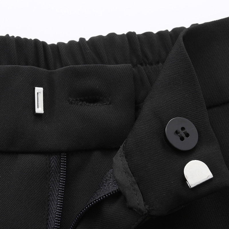 Damen Weit geschnittene Palazzo-Hose mit seitlichen Schlitzdetails R&B