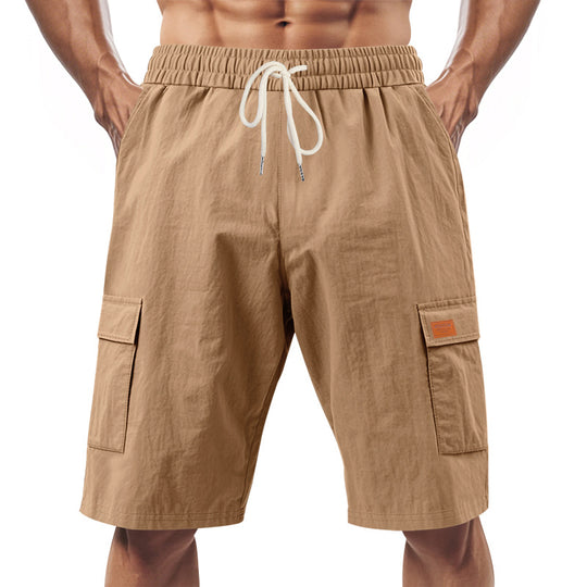 Herren Cargo-Shorts mit vielseitigen Taschen und elastischem Bund R&B