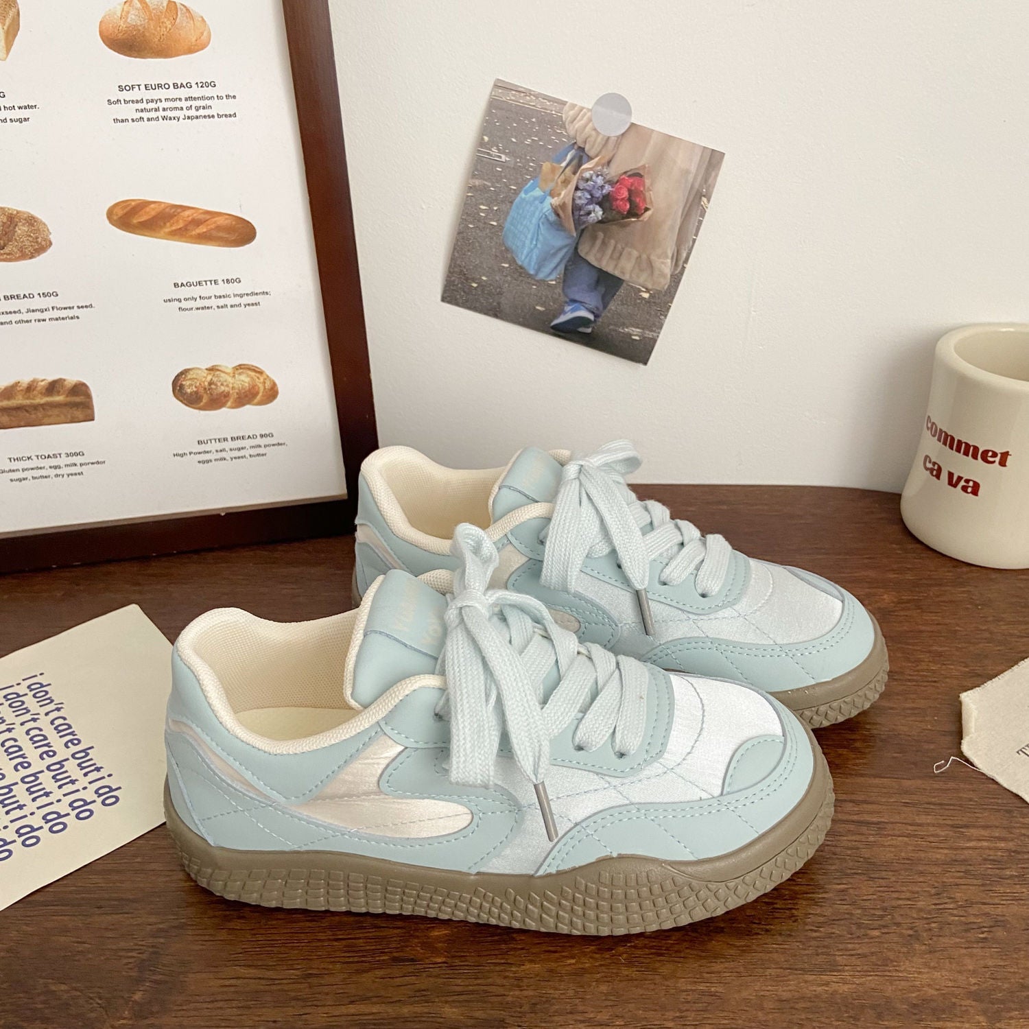 Damen Sneakers mit atmungsaktivem Obermaterial und dämpfender Laufsohle
