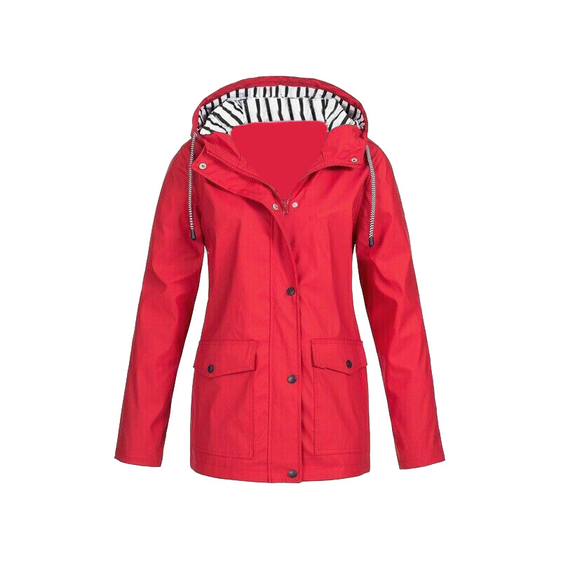 R&B | Damen Kapuzenjacke in mittellanger Länge