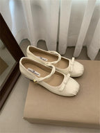Damen elegante Ballerinas mit dekorativen Schleifen und komfortablem Fußbett R&B
