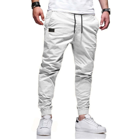 Herren Bequeme und stylische Freizeit-Hose mit Gummizug und praktischen Taschen R&B