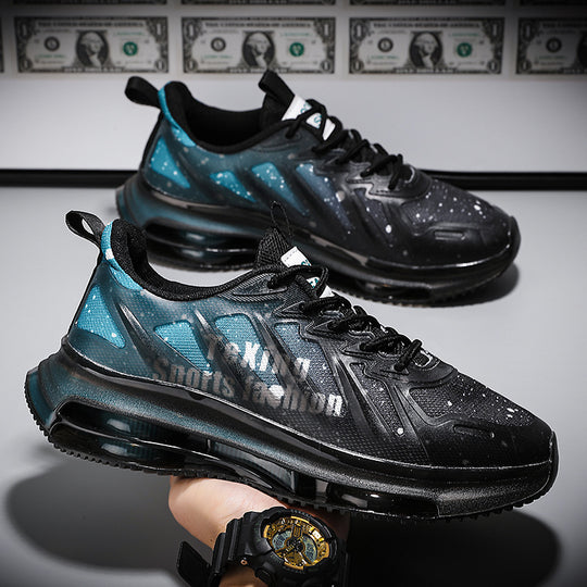 Damen sportliche Lauf-Sneaker mit luftiger Mesh-Oberfläche und stoßdämpfender Sohlentechnologie R&B