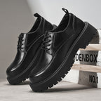 Damen Elegante Schnürschuhe mit robustem Profil und hochwertigen Materialien R&B