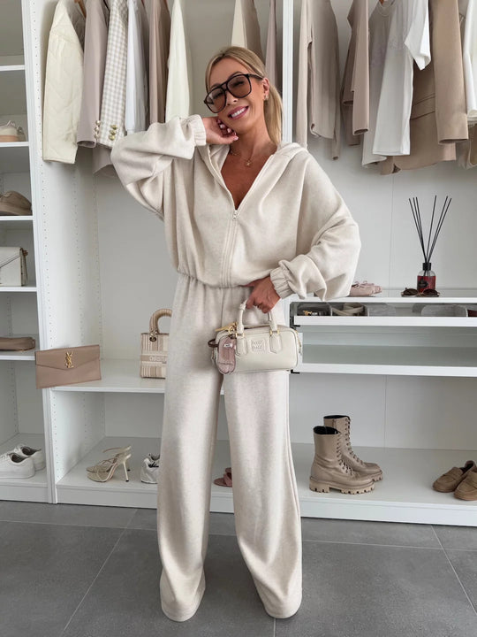 Damen Oversize Hoodie-Jumpsuit R&B