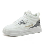 Damen modische High-Top Sneaker mit atmungsaktivem Mesh und dämpfender Sohle R&B