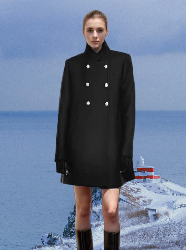 Damen modische Wolljacke R&B