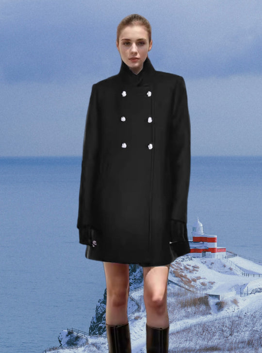Damen modische Wolljacke R&B