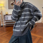 Damen Strickpullover mit hohem Kragen R&B