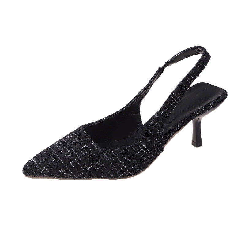 Damen Slingback-Pumps mit modischer Struktur