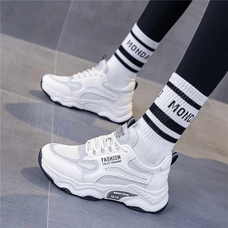Damen Sportliche Sneakers mit atmungsaktivem Obermaterial und dämpfender Sohle R&B