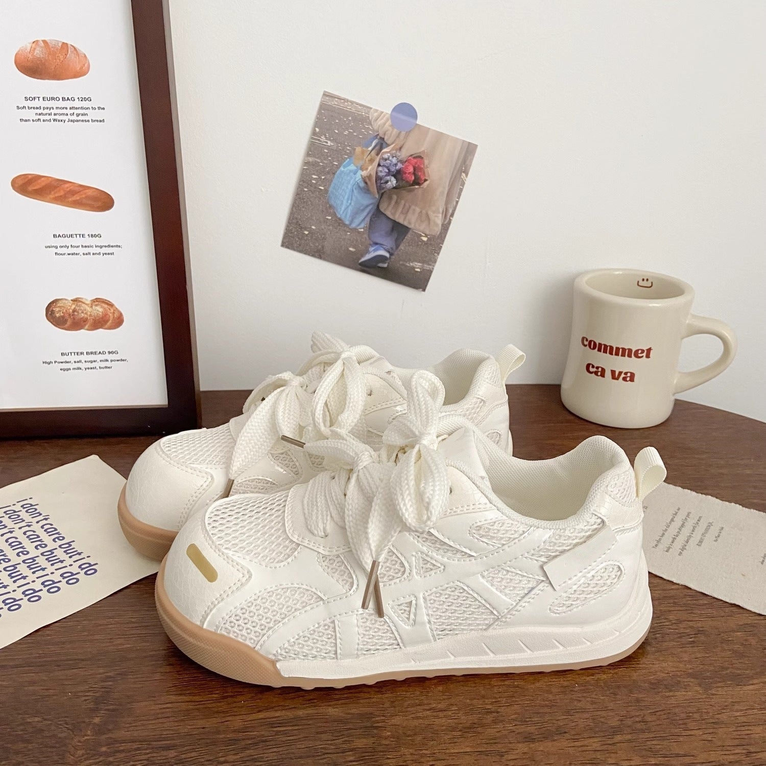 Damen Sportliche Sneakers mit verspieltem Schleifen-Design R&B